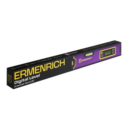 Цифровой уровень Ermenrich Verk LL60, фиолетовый купить по низкой цене | МАКСПРОФИТ